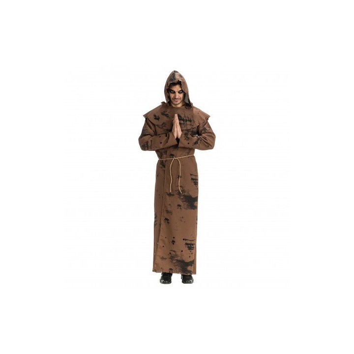Costume adulte moine zombie