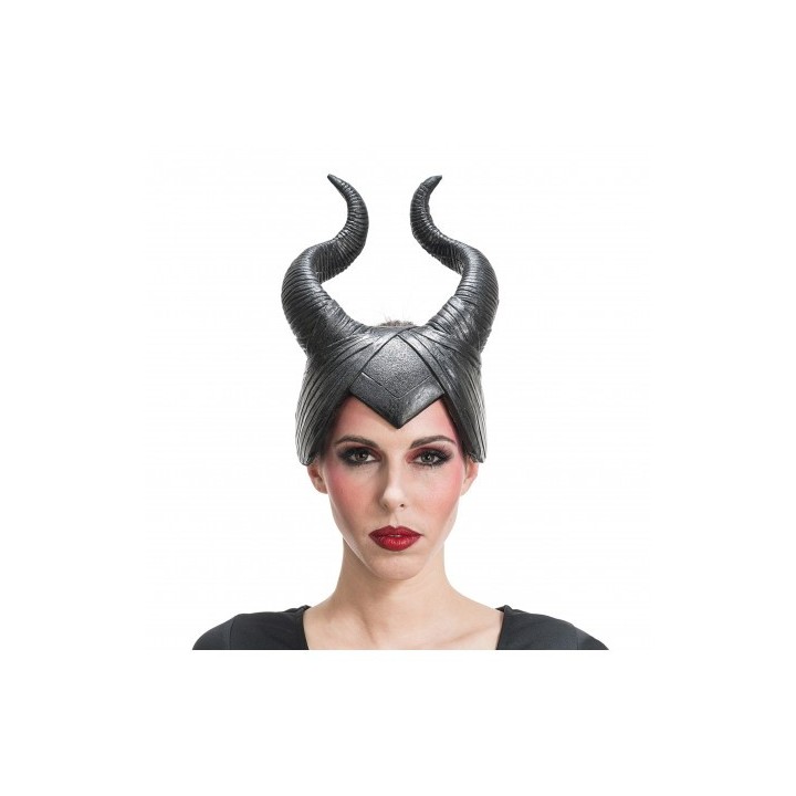 Coiffe corne maléfique latex