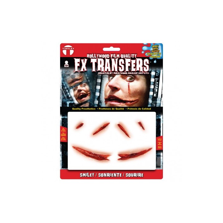 Cicatrice sourire sanglant - Halloween - Accessoires