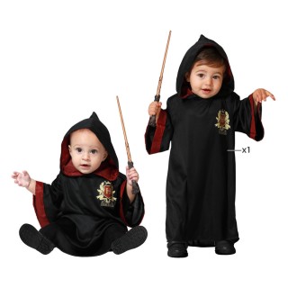 Costume baby magicien bordeaux/noir