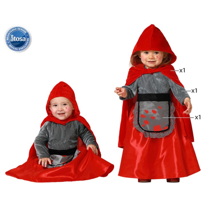 Costume baby chaperon rouge