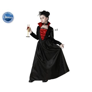 Costume enfant vampire robe longue noire