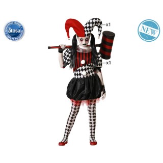 Costume enfant arlequin d'Halloween