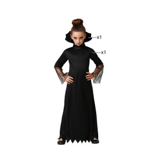 Costume enfant robe araignée noire