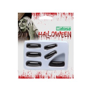 Faux ongles noirs