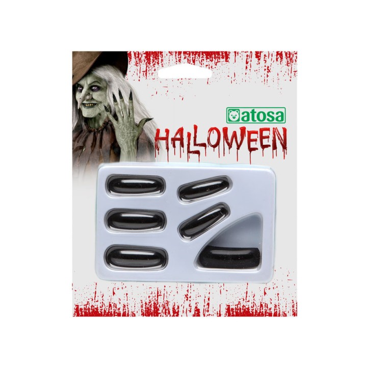 Faux ongles noirs