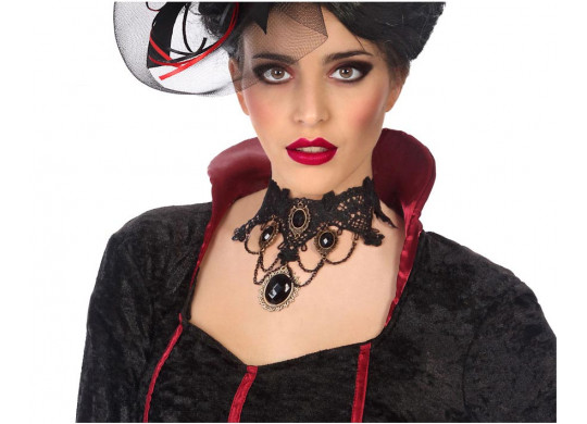 Collier gothique noir
