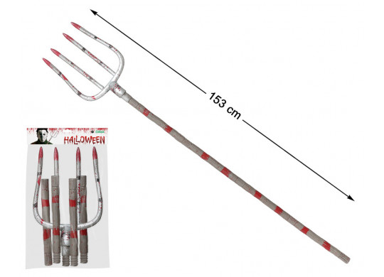 Trident ensanglantée 150cms