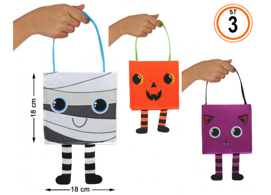 Sac bonbon halloween rigolo