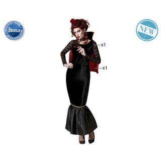 Costume femme vampire et manche dentelle