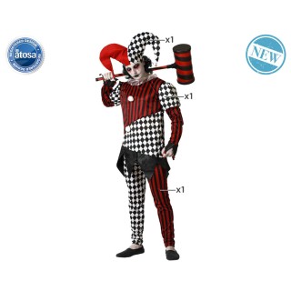 Costume homme arlequin d'Halloween