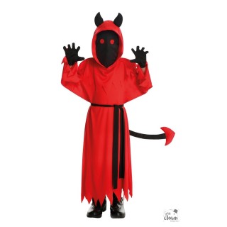 Costume enfant diable rouge masqué