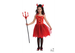 Costume enfant diablesse rouge