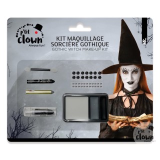 Kit maquillage sorcière gothique