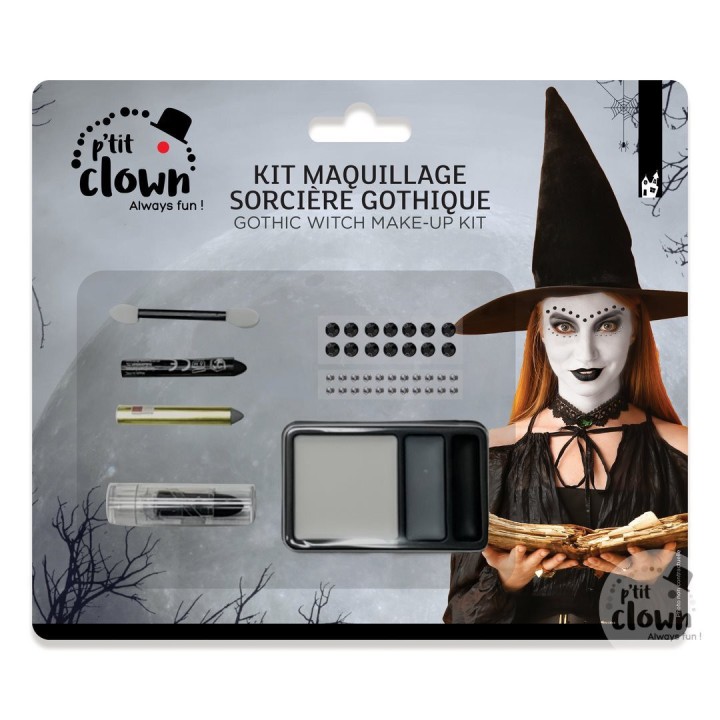 Kit maquillage sorcière gothique