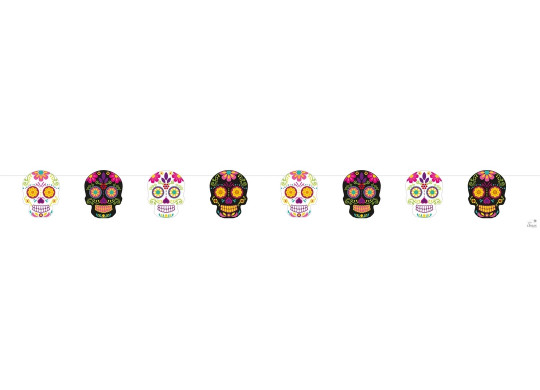 Guirlande papier cartonné day of dead