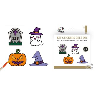 Kit DIY sticker gel Halloween