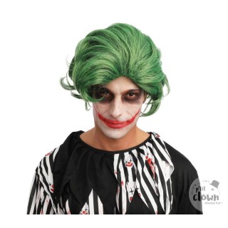 Perruque joker verte