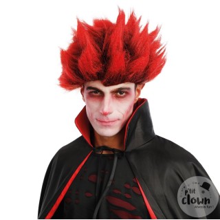 Perruque diable rouge