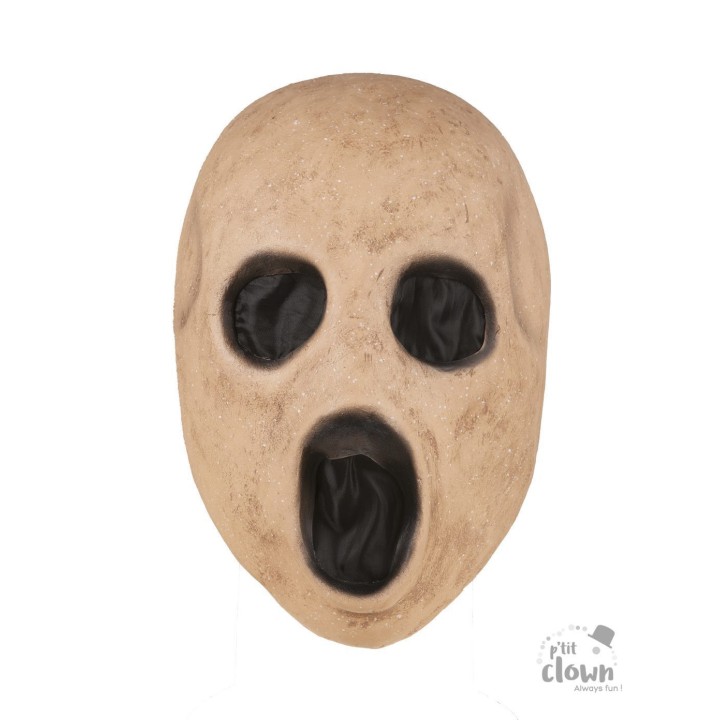 Masque adulte latex visage pétrifié