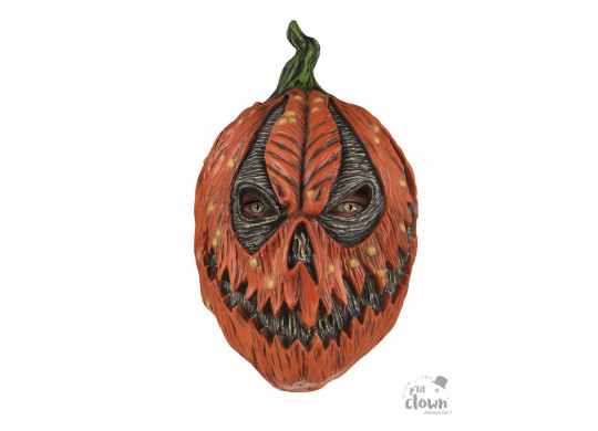 Masque adulte latex citrouille effrayante