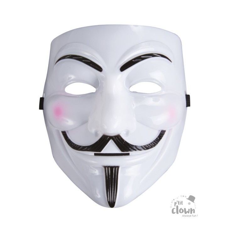 Masque adulte rigide anonymous