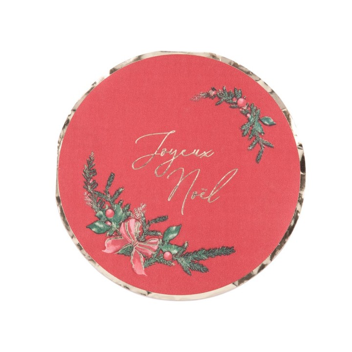 16 Serviettes Joyeux Noël Christmas time