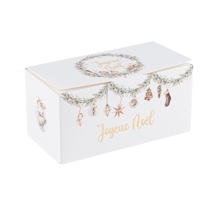 Ballotin chocolat Joyeux Noël cocoon Christmas x4