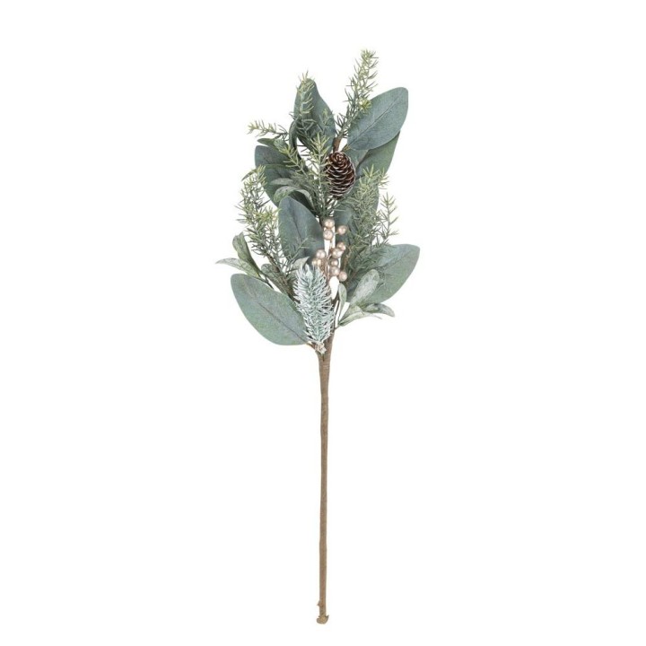 Branche feuillage/baie argent