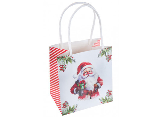 Sac cadeau Père Noël x4