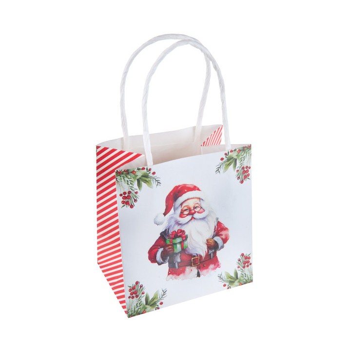 Sac cadeau Père Noël x4