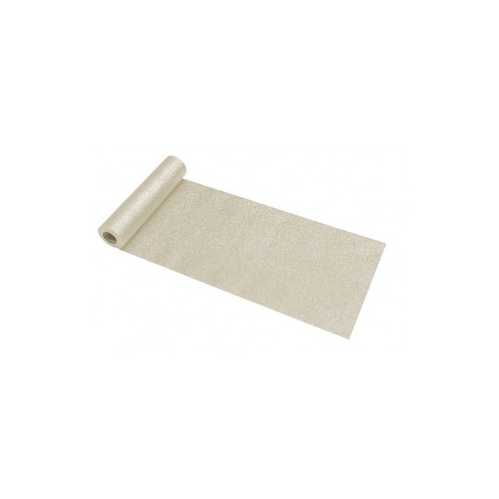 Chemin de table pailleté champagne prémium