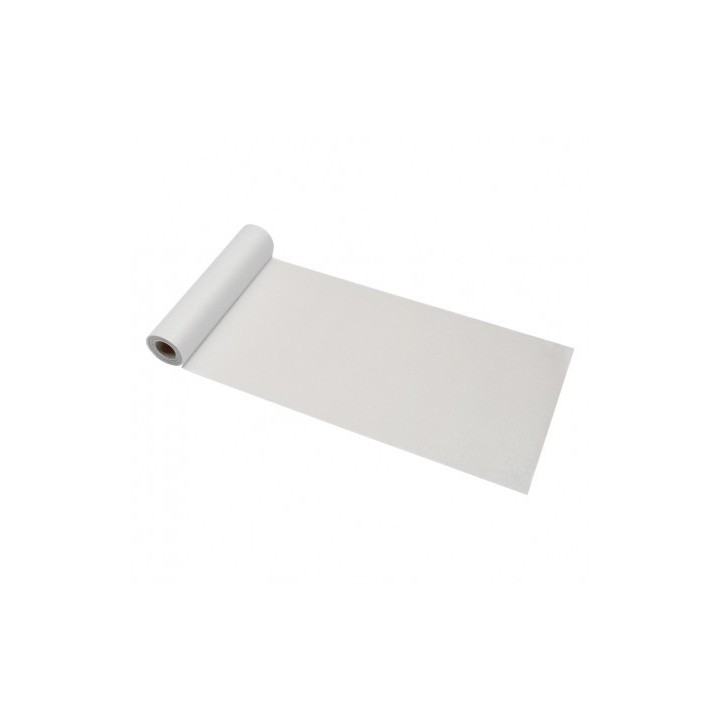 Chemin de table pailleté blanc irisé prémium