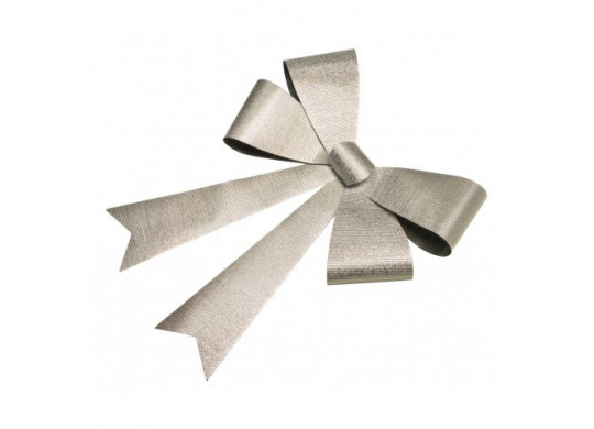 Noeud brillant argent 86cms