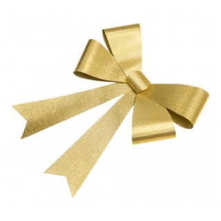 Noeud brillant or 86cms