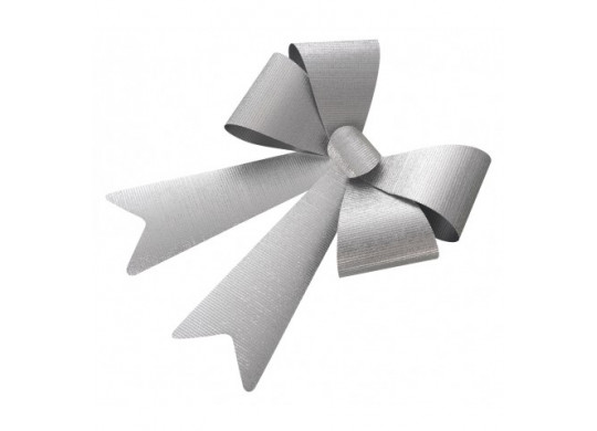 Noeud brillant argent 66cms