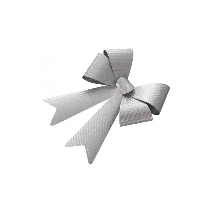 Noeud brillant argent 66cms