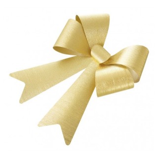 Noeud brillant or 66cms