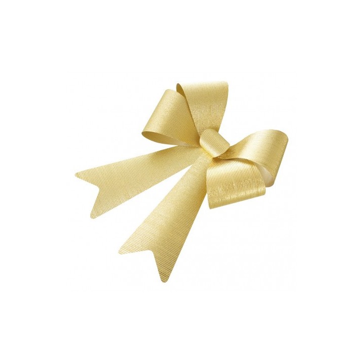 Noeud brillant or 66cms
