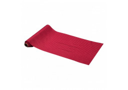 Chemin de table velours cotelé rouge/or