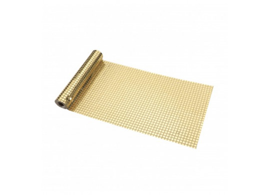 Chemin de table boule a facettes or