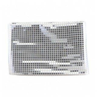 Nappe boule a facettes argent