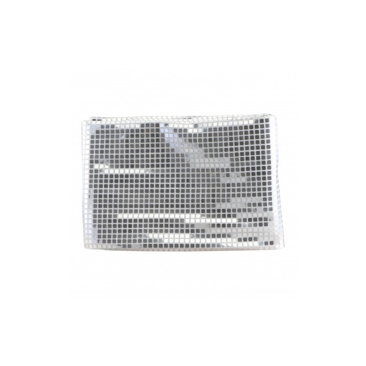 Nappe boule a facettes argent