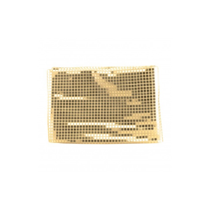 Nappe boule a facettes or