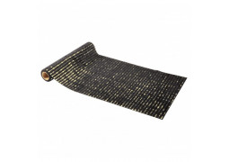 Chemin de table velours glamour noir/or