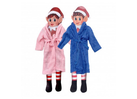 Robe de chambre pour lutin farceur ass rose/bleu