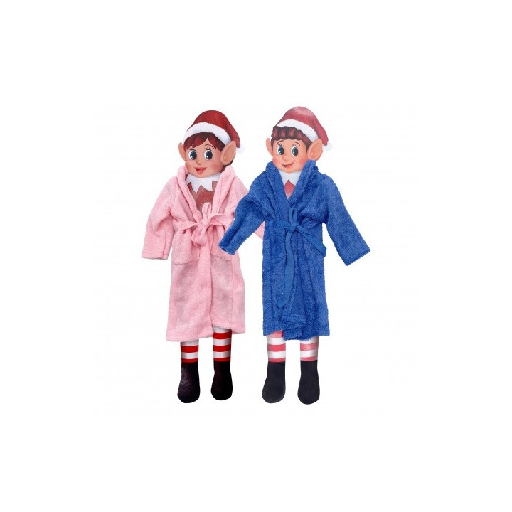 Robe de chambre pour lutin farceur ass rose/bleu
