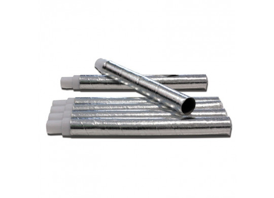 6 sarbacanes argent
