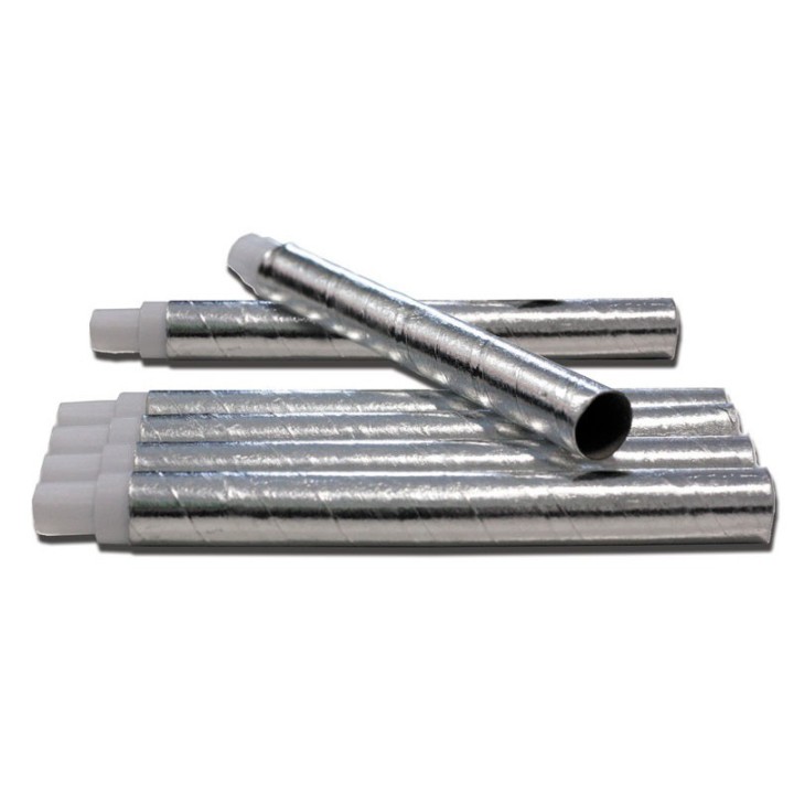 6 sarbacanes argent