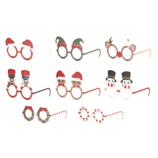 Lunettes carton sweety Xmas x8